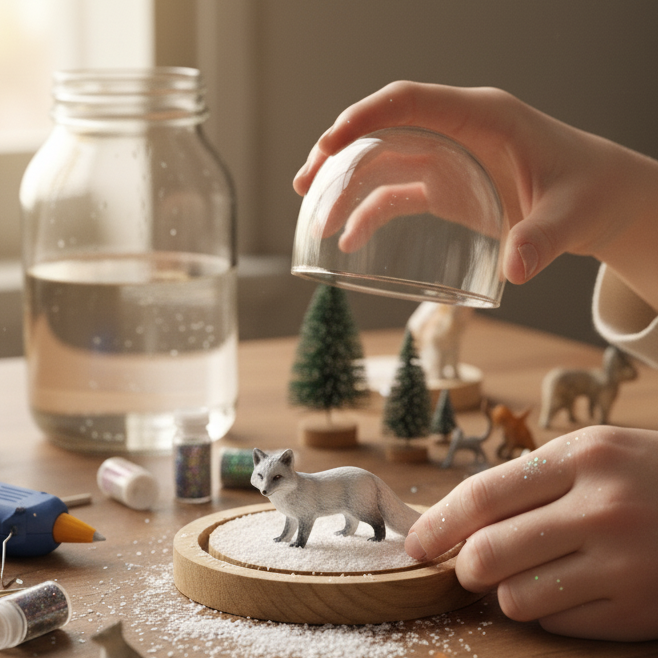 スノードーム作成画像