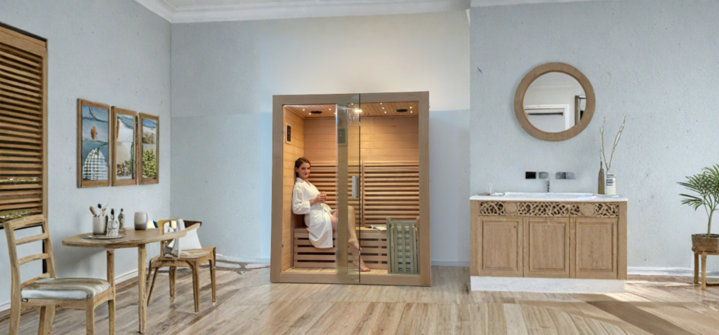 室内据え置き型サウナの画像